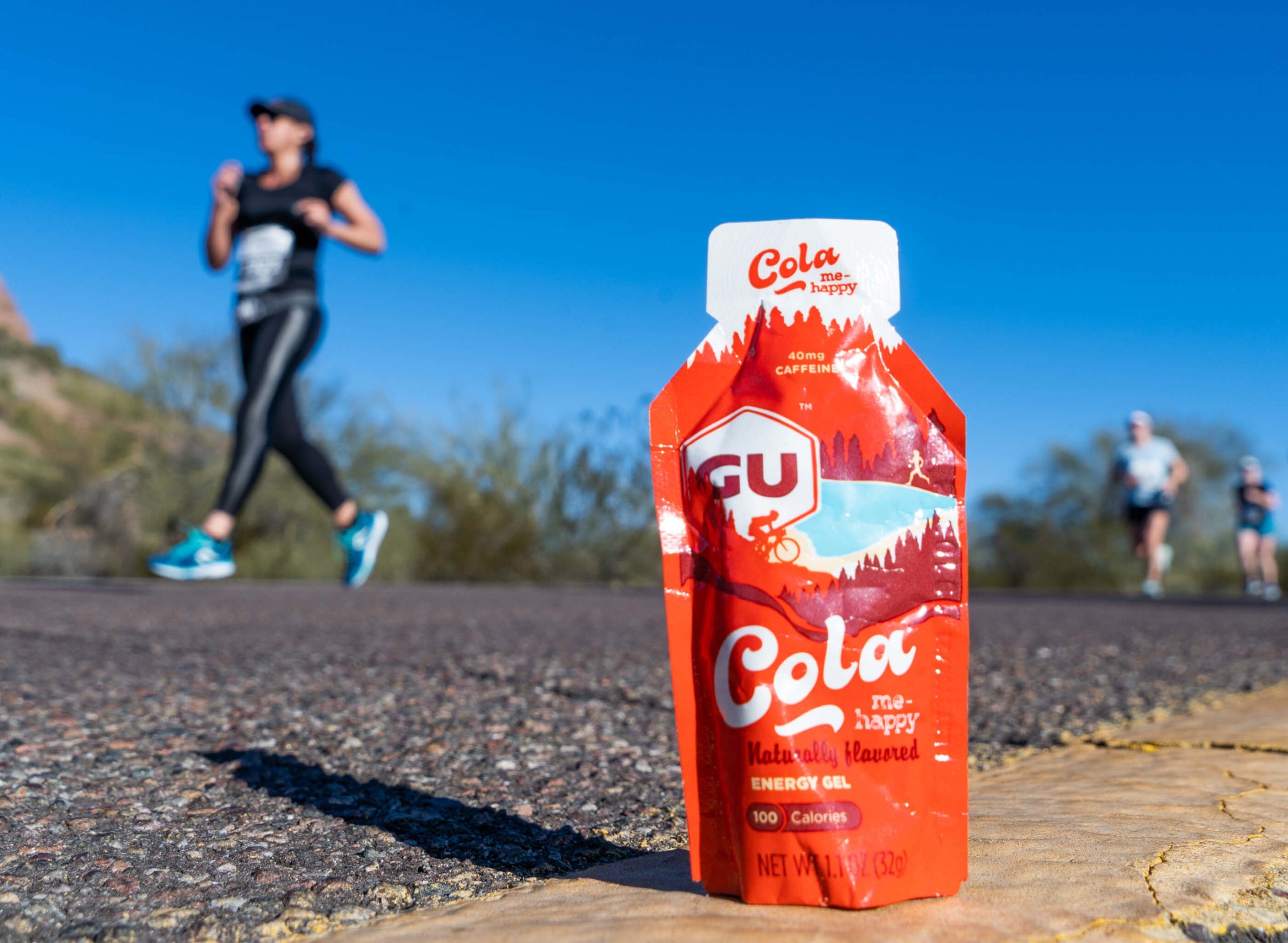 GU Energy Energy Gel Cola Me Happy med koffein (24 x 32g) 12 st. BEMÄSTRA