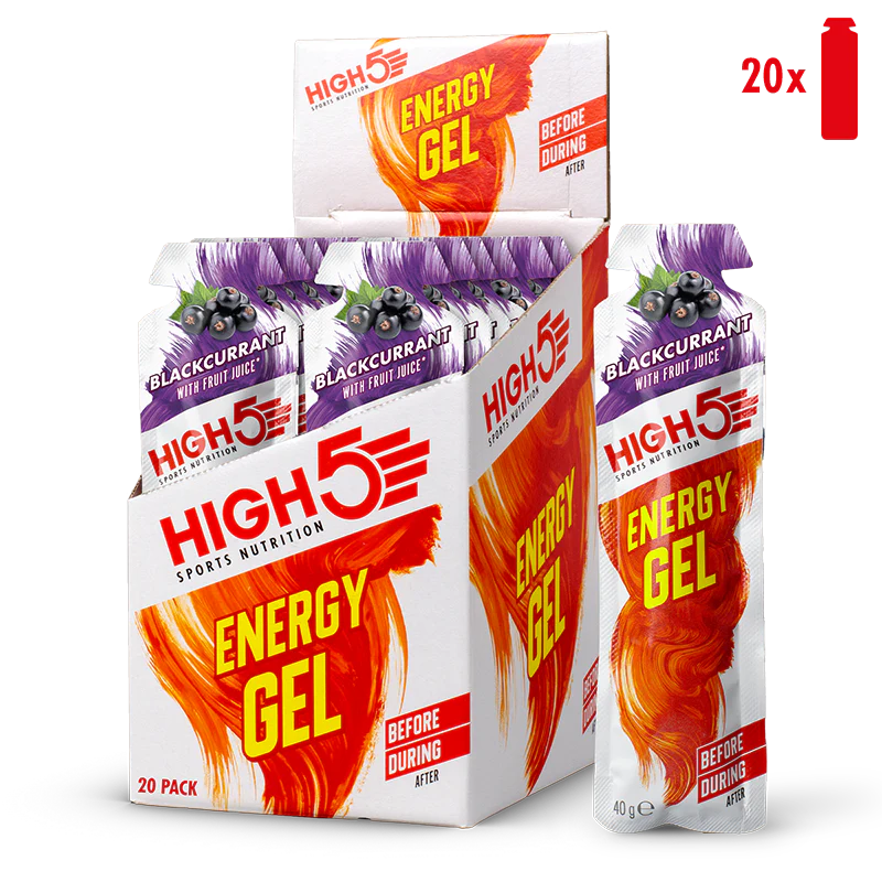 High5 Energigel Blackcurrant 40 g x 20 st. DATUMVARA