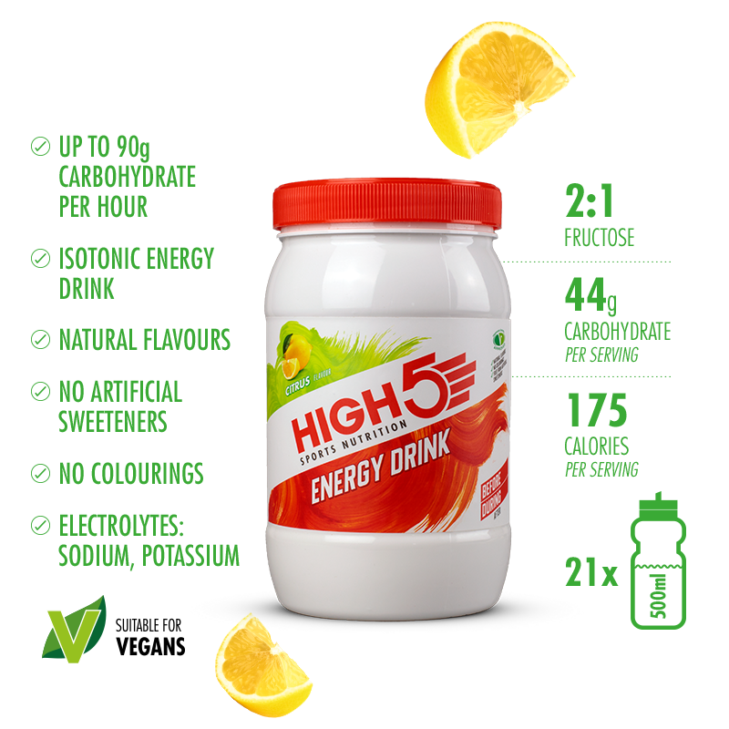 High5 Energy Drink Citrus 47g 12pack