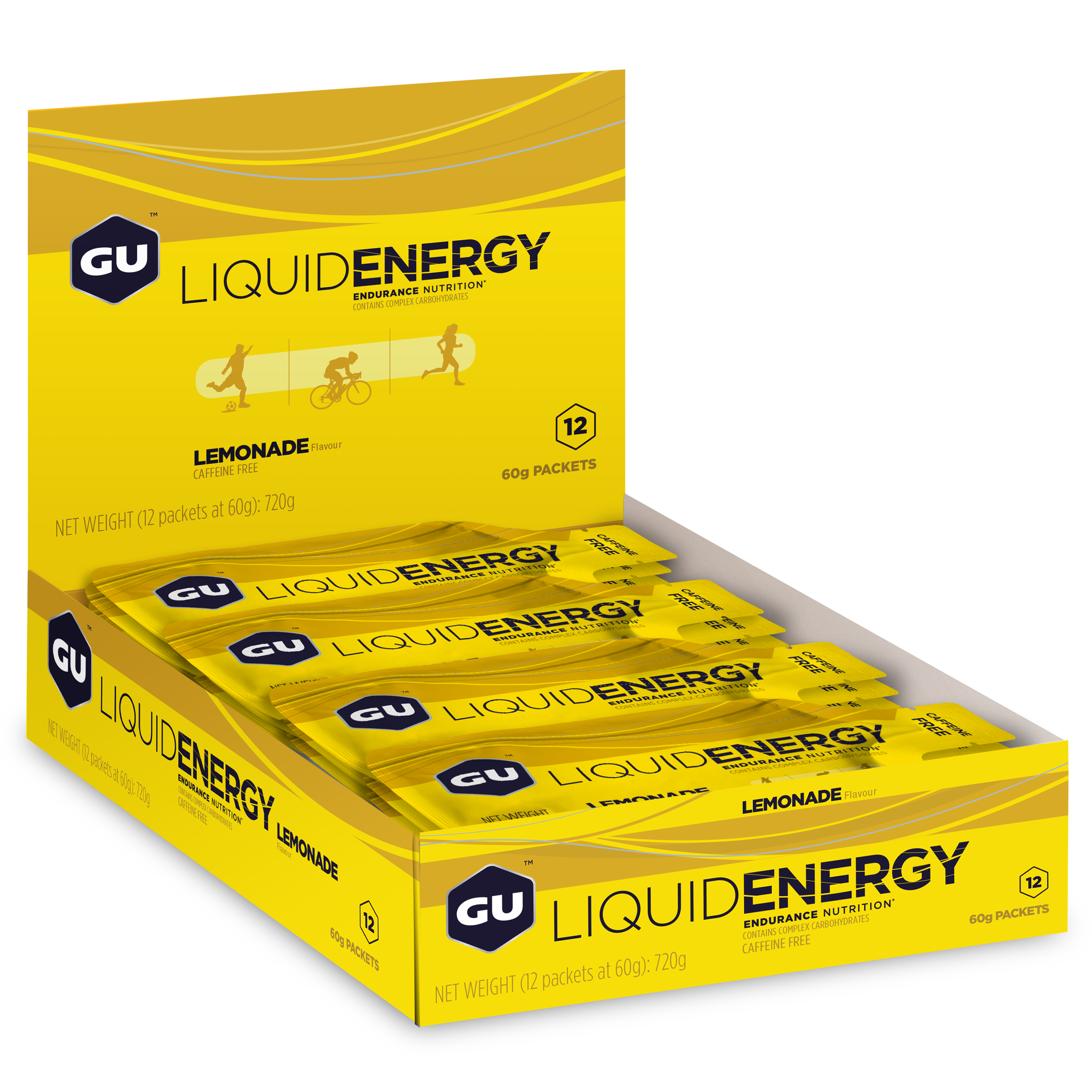 GU Energy Energigel Liquid Lemonade (12 x 60g) - DATUM PRODUKT