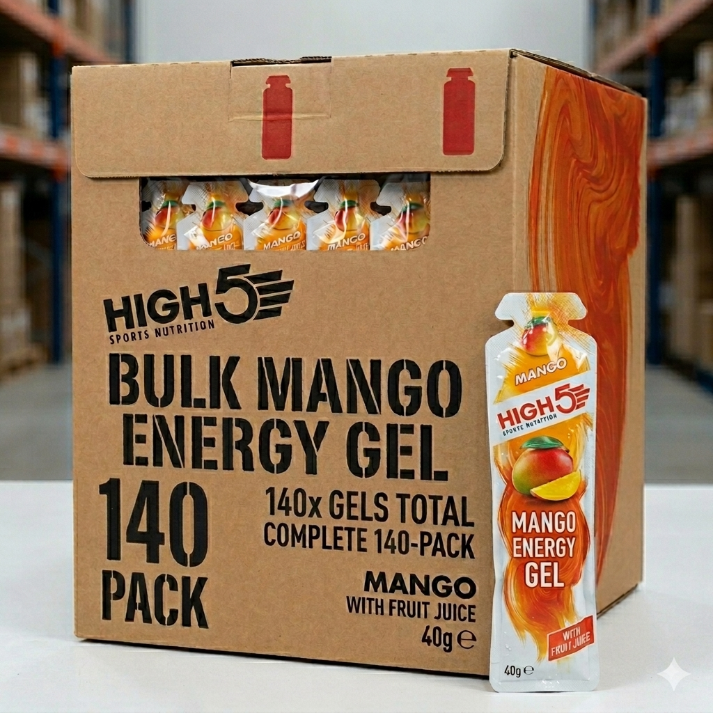 High5 Energy Gel Mango 40 g x 150 st. DATUMVARA kartong