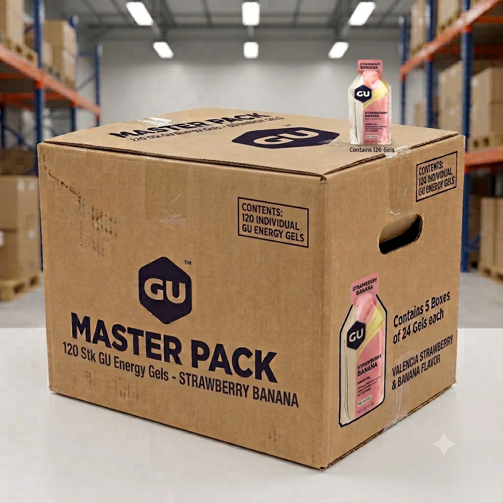 GU Energy Energigel Strawberry Banana (120 x 32g) Datovare