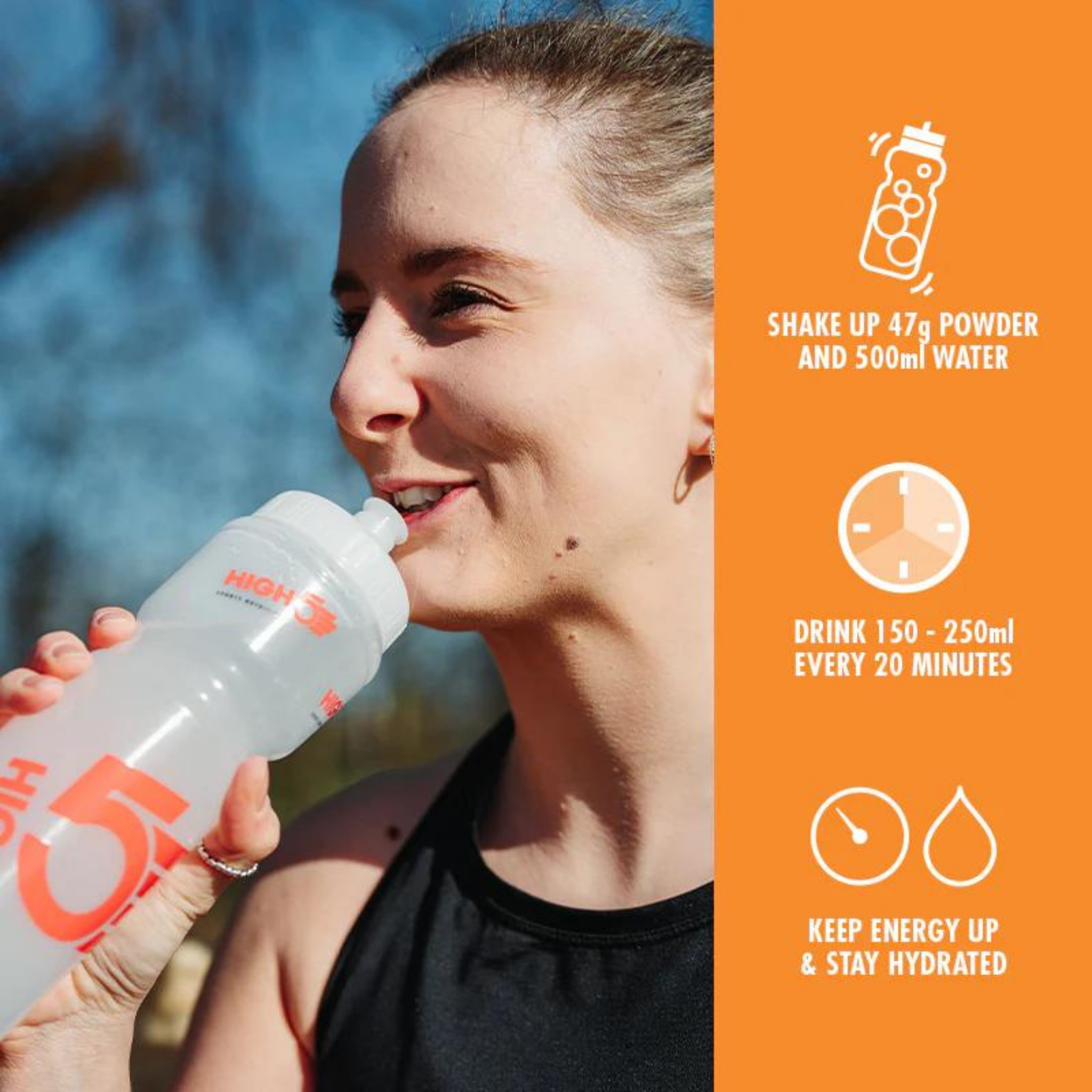 High5 Energy Drink Orange (2,2 kg)