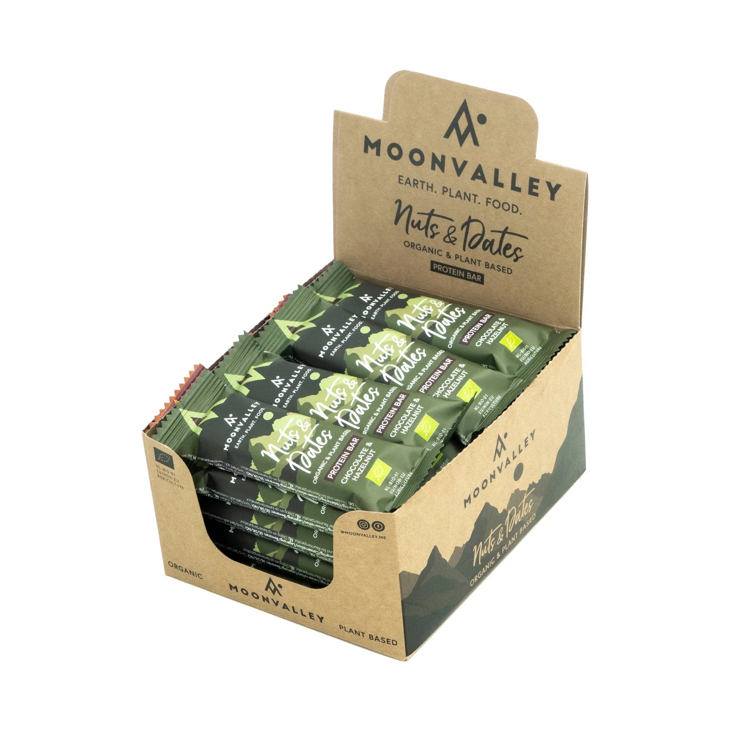 Moonvalley Energibar Nötter & Dadlar Hasselnöt (47g) - DATUMVARA