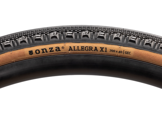ONZA Allegra X1 Tanwall 700x45C 600g Gravel vikbart däck