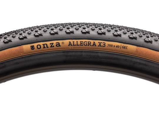 ONZA Allegra X5 Tanwall 700x50C 610g Gravel vikbart däck