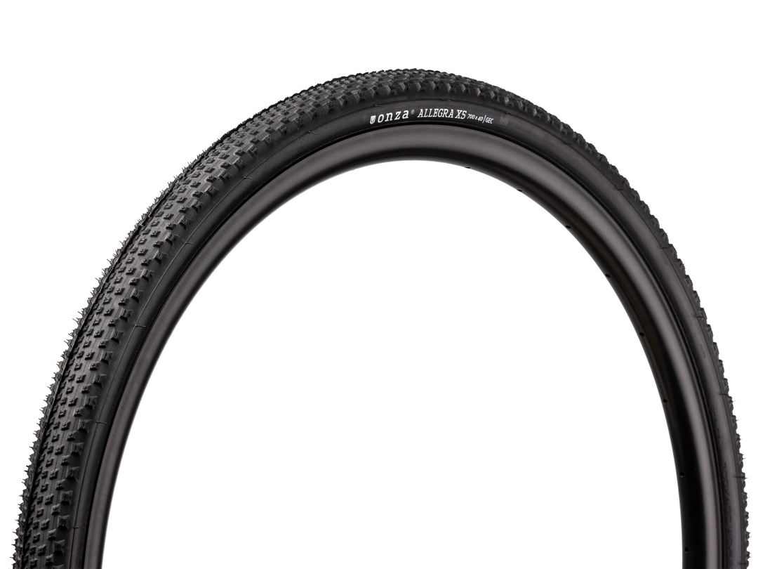 ONZA Allegra X5 Black 700x50C 610g Gravel vikbart däck