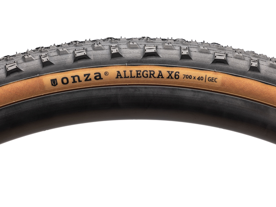 ONZA Allegra X6 Tanwall 700x50C 675g Gravel vikbart däck