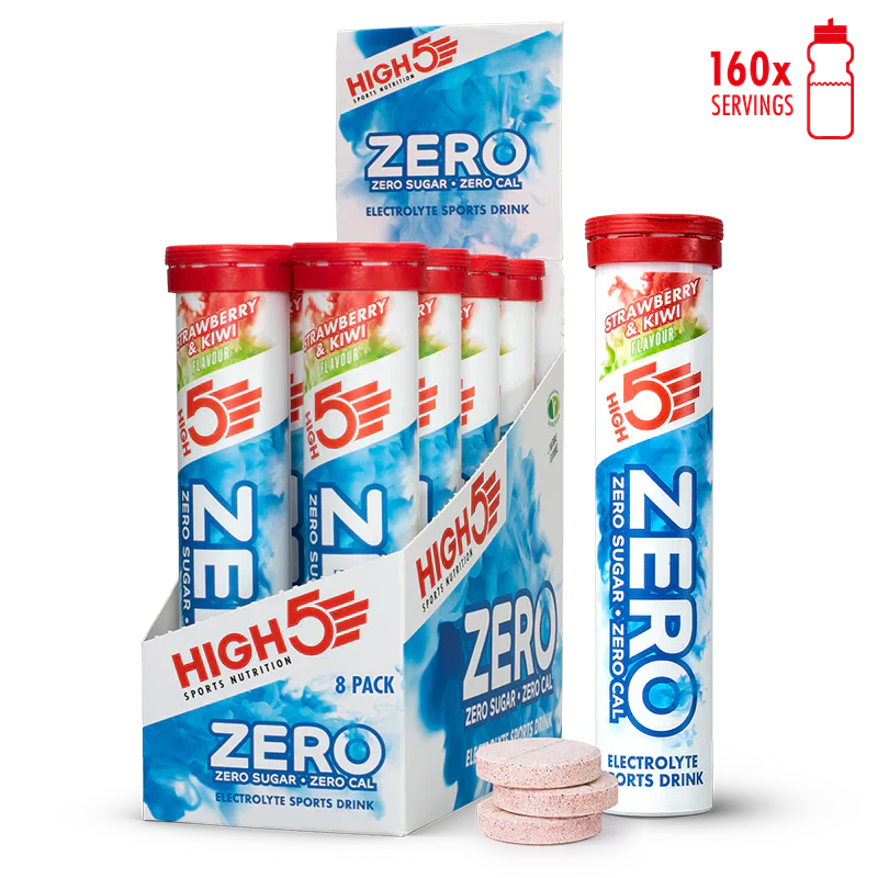 High5 Electrolyte tabs ZERO Strawberry & Kiwi (8x20 tabs)