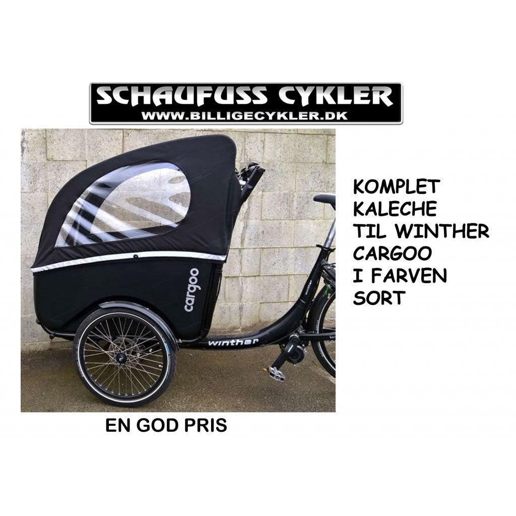 Winther Cargoo Hood komplett svart