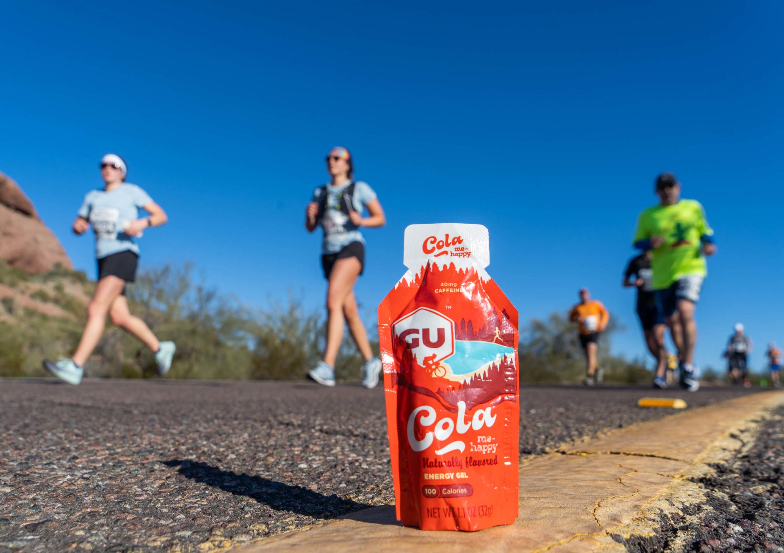GU Energy Energigel Cola Me Happy med koffein 32g DATUMVARA