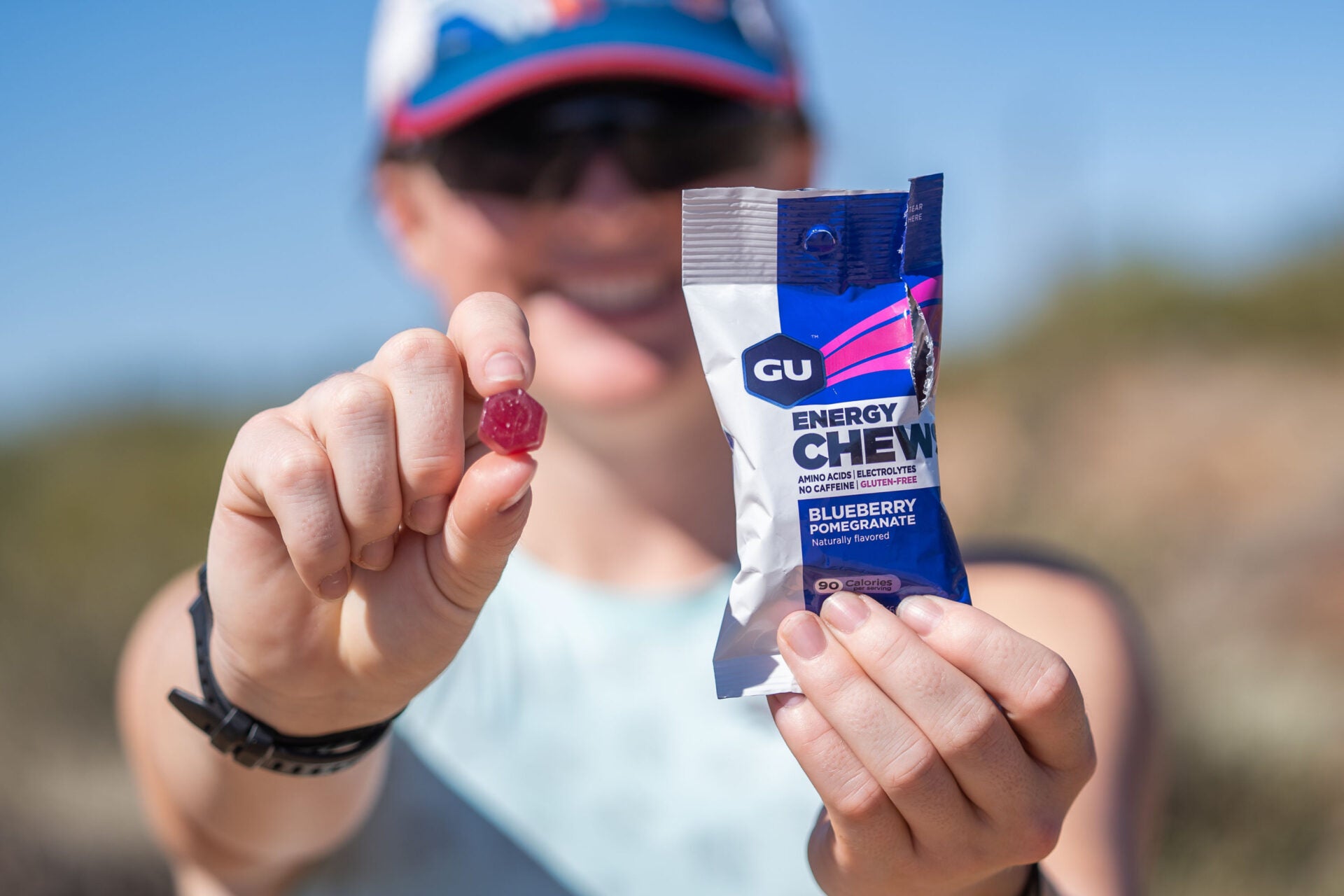 GU Energy Chews Blue Pom (30g) - DATUM PRODUKT
