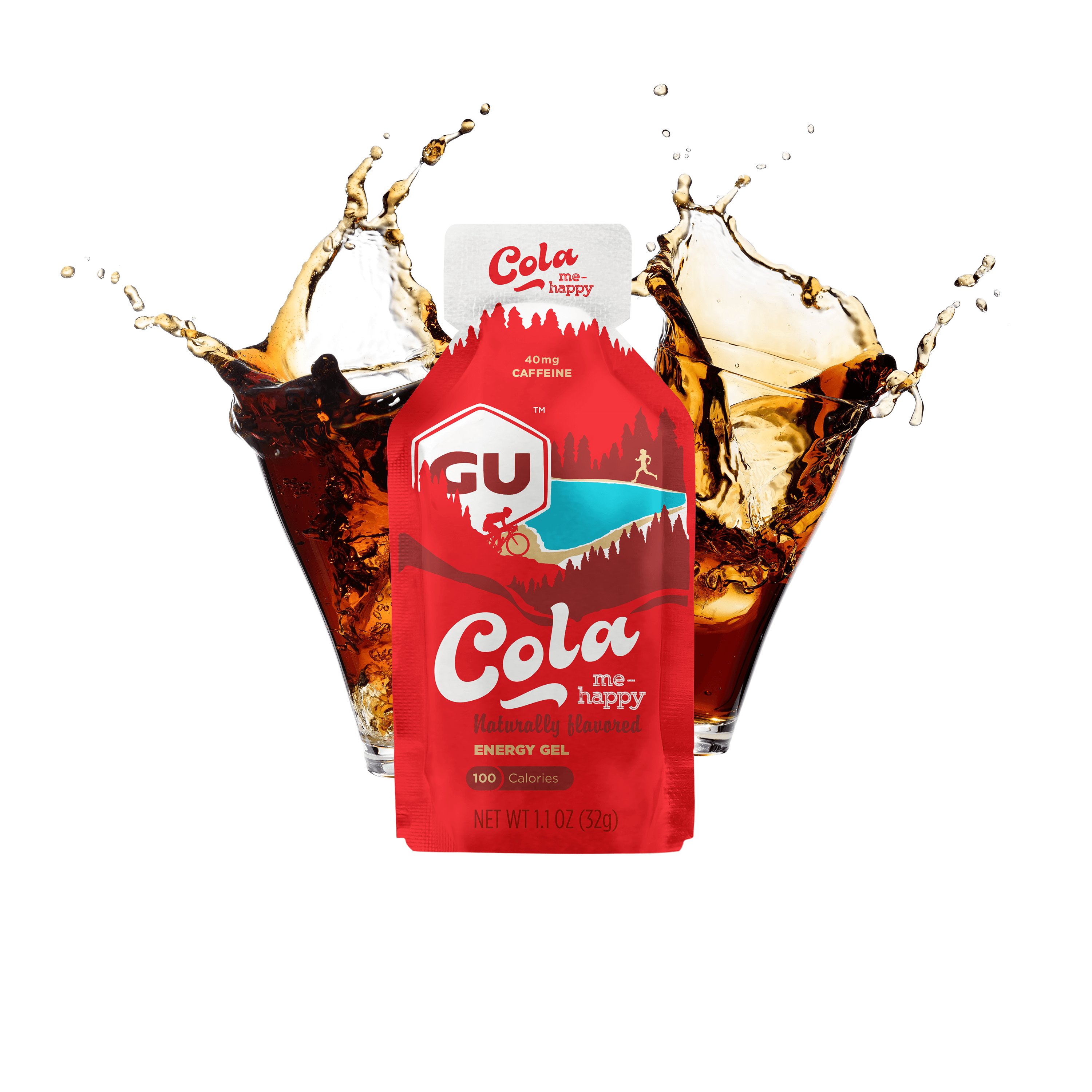 GU Energy Energigel Cola Me Happy med koffein 32g DATUMVARA