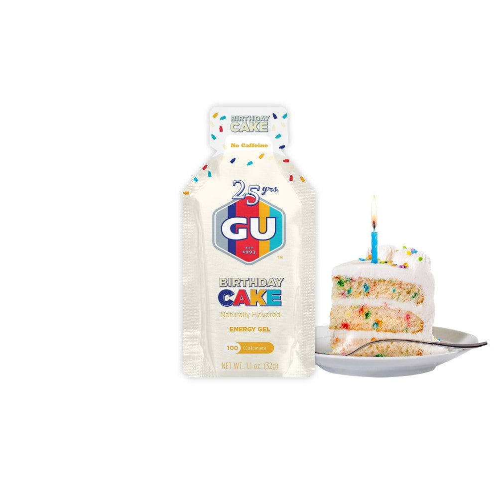 GU Energy Energigel födelsedagstårta (24 x 32 g)