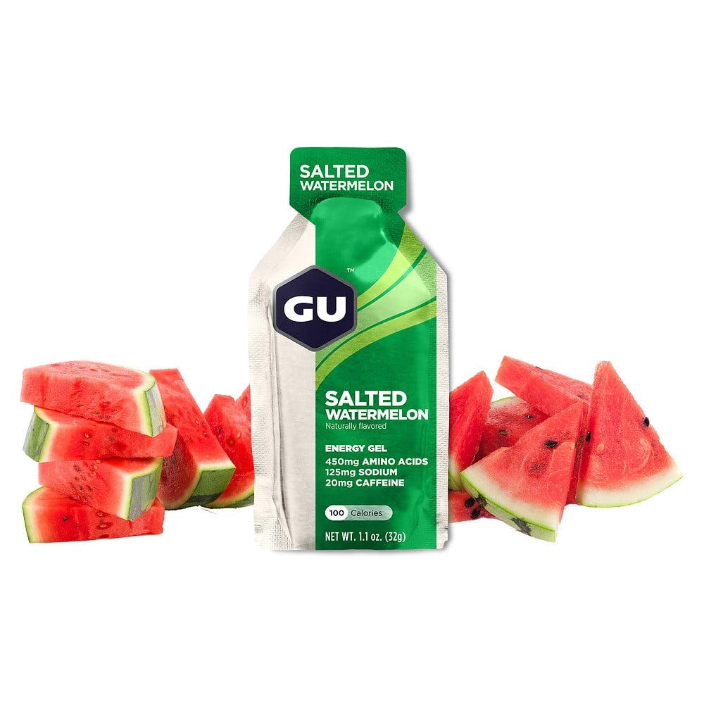GU Energy energigel Salted Watermelon med koffein 32g DATUMVARA