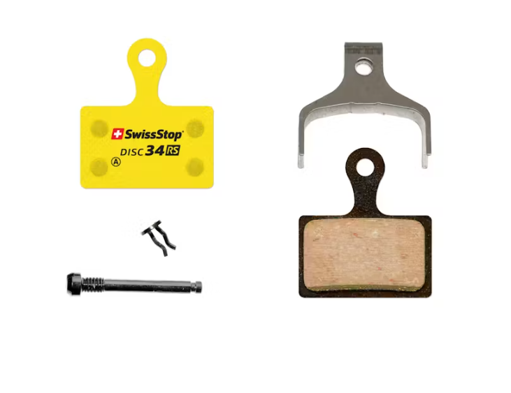 SwissStop Disc 34 RS skivebremseklodser med fjeder og bolt