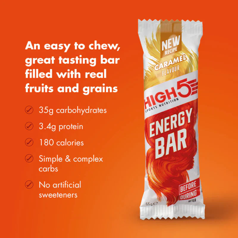High5 Energibar Kola (12 x 55g) Kort datum