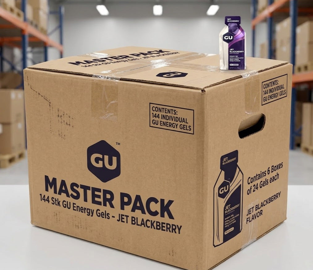 GU Energy Energy Gel Jet Blackberry med koffein 288x32g MASTER