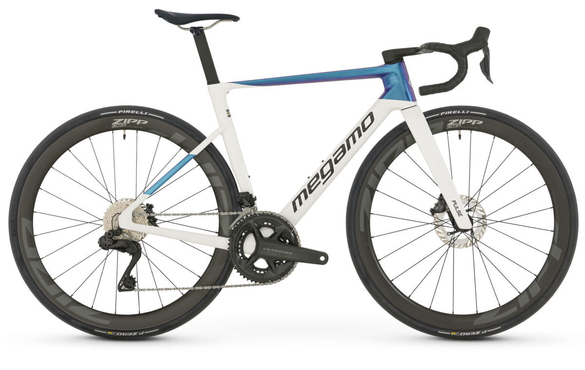 Megamo Pulse 05 CW SL Racercykel Vit-Blå XL 2026