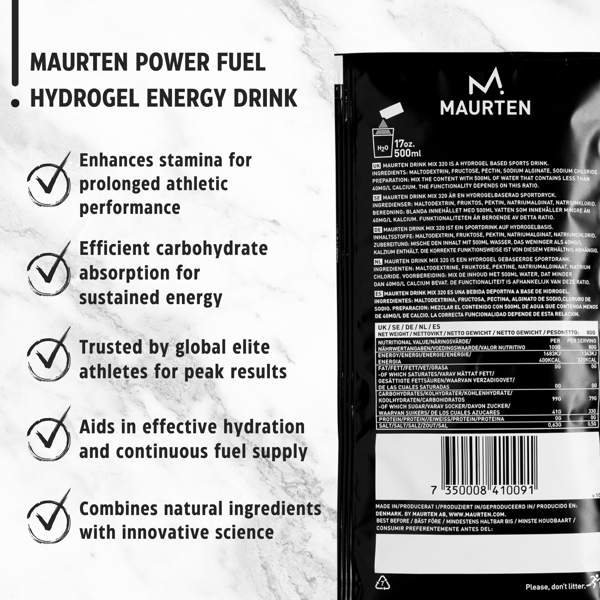 Maurten Energidryck Drink Mix 320 (14x80g)