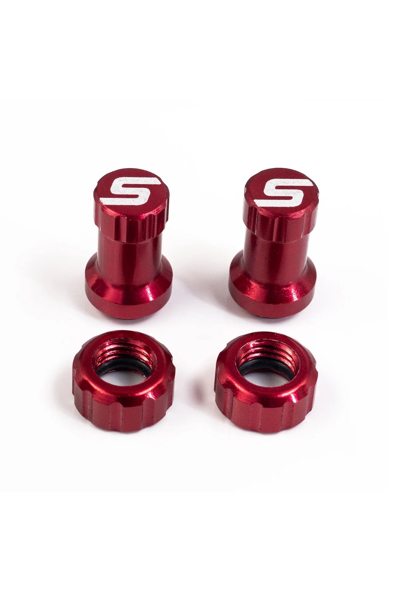 STAN'S TUBELESS VENTIL FARGPACK, RÖD