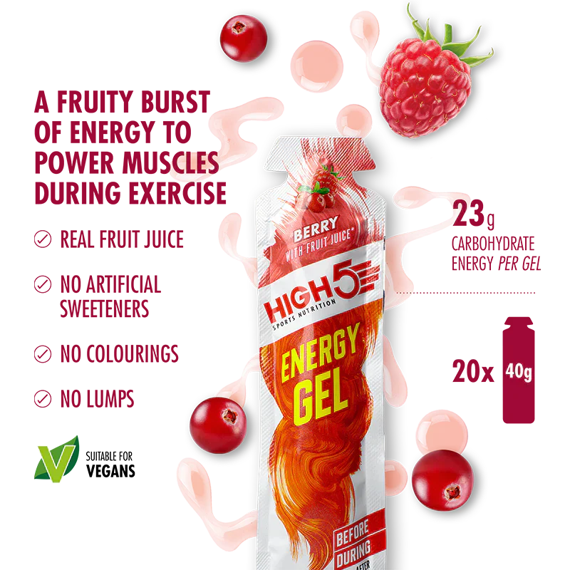 High5 Energy Gel Berry 20x40 g