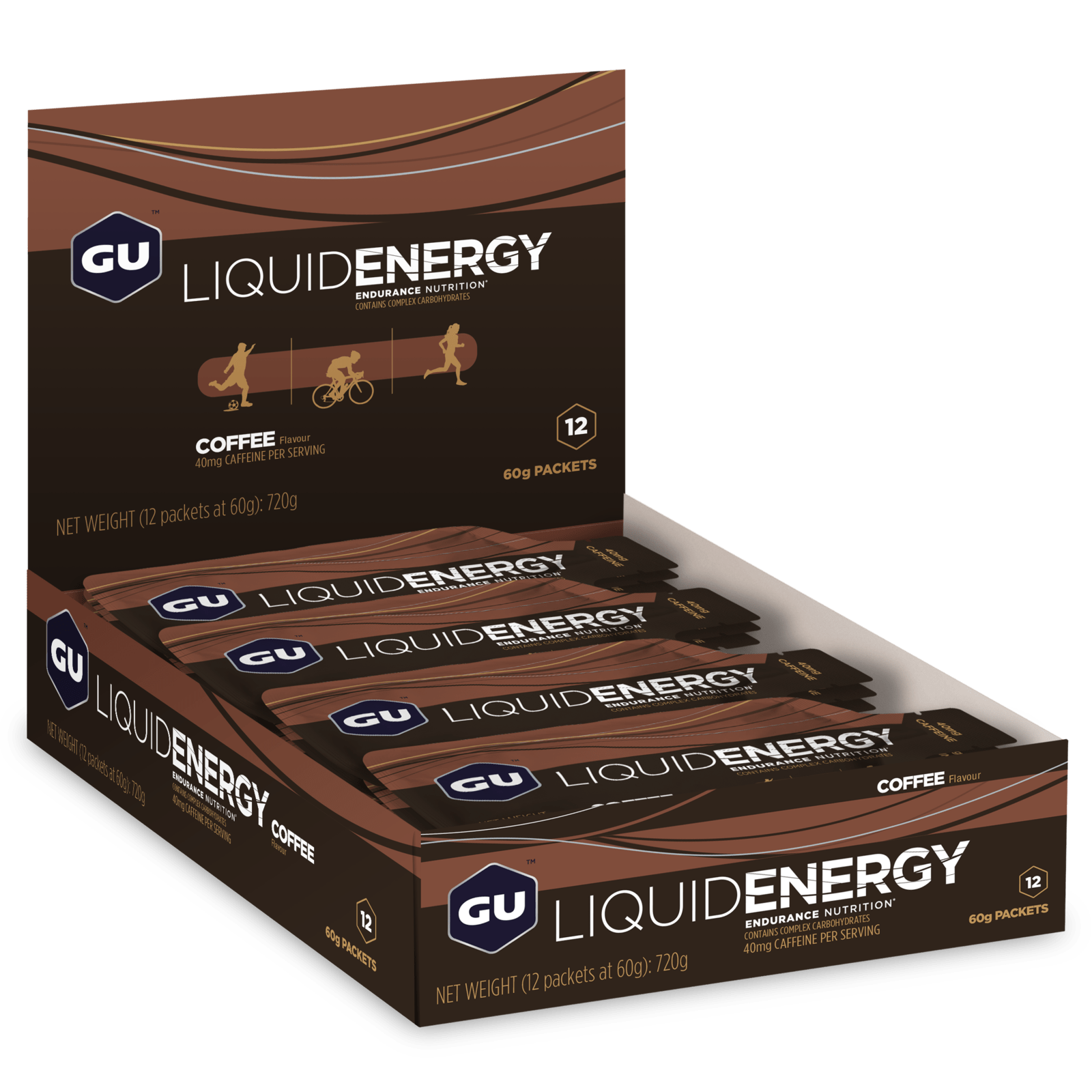 GU Energy Energigel Liquid Coffee 60g (12 pack) DATUMVAROR