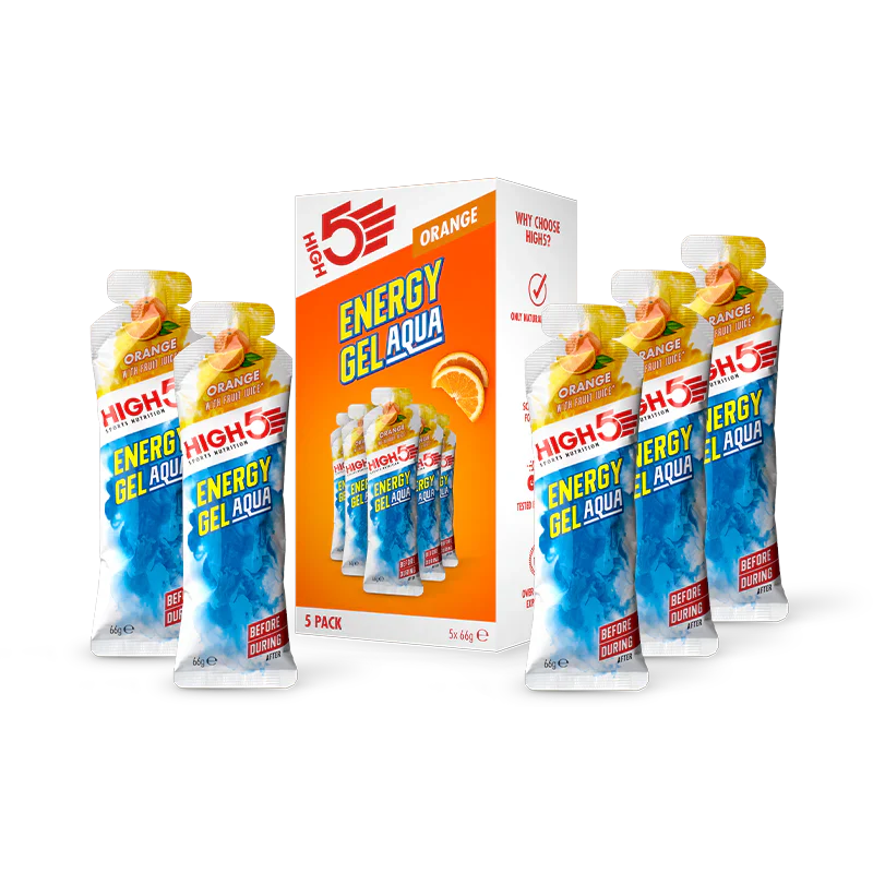 High5 Energigel Aqua Orange – Bundle-erbjudande Datumvara