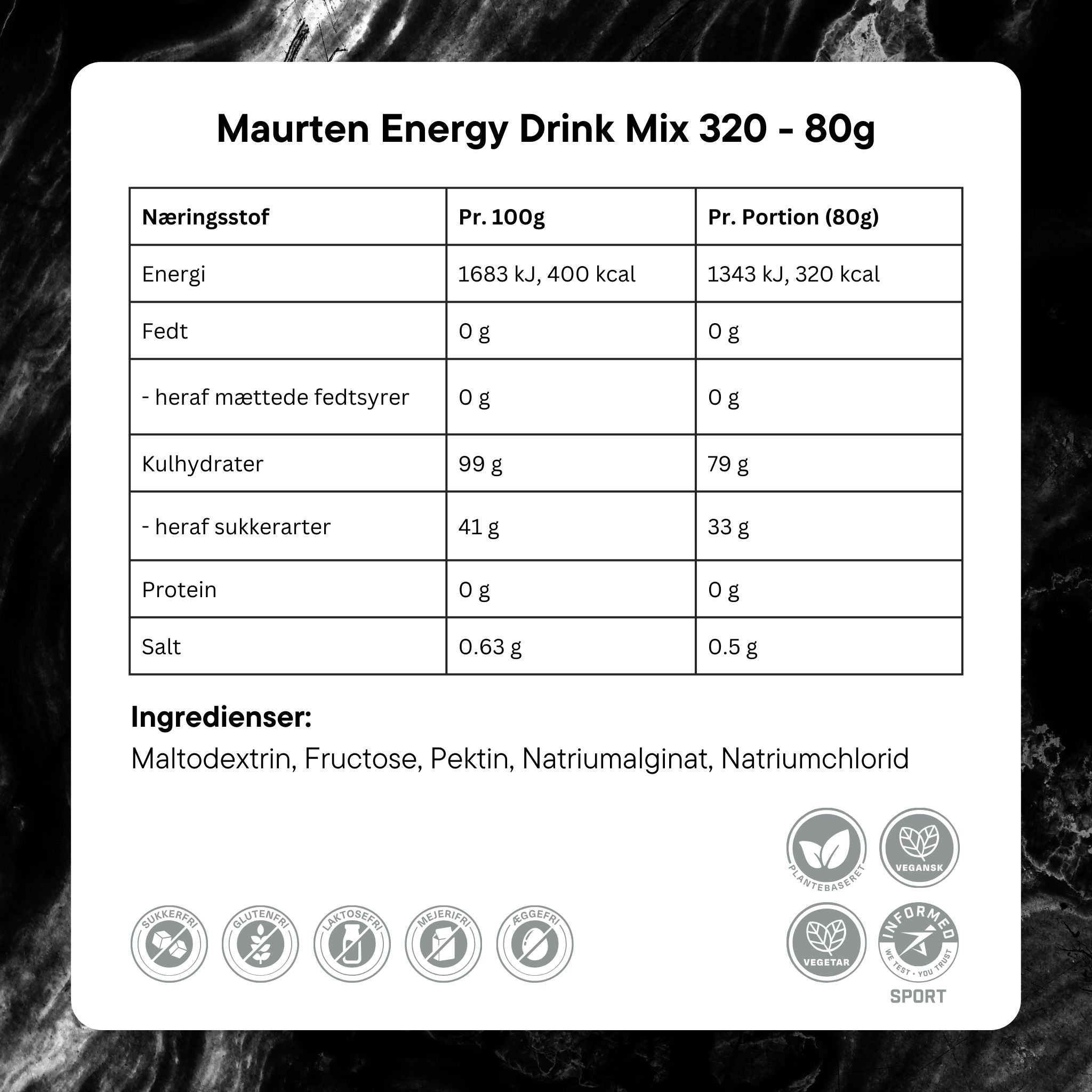 Maurten Energidryck Drink Mix 320 (14x80g)