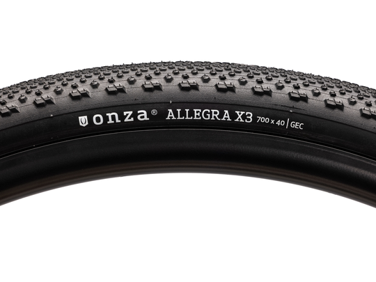 ONZA Allegra X3 Black 700x50C 610g Gravel vikbart däck