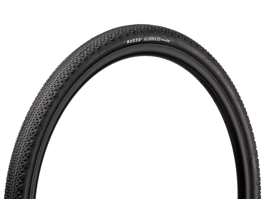 ONZA Allegra X3 Black 700x50C 610g Gravel vikbart däck