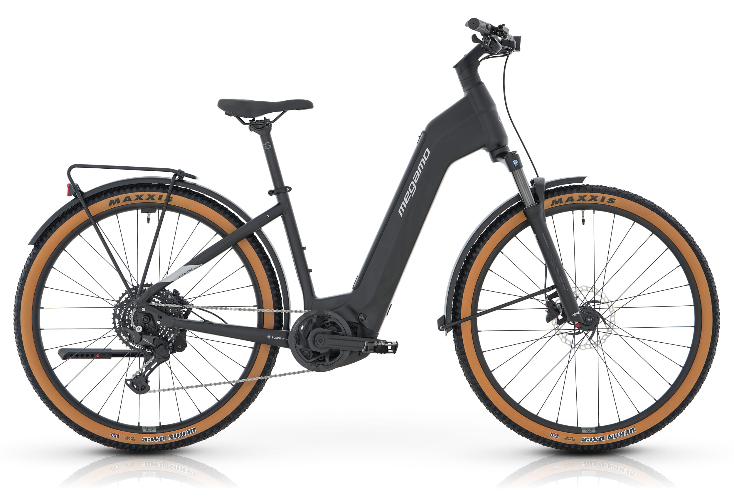 Megamo Reach Low 10 SUV Elcykel Svart Medium 2025