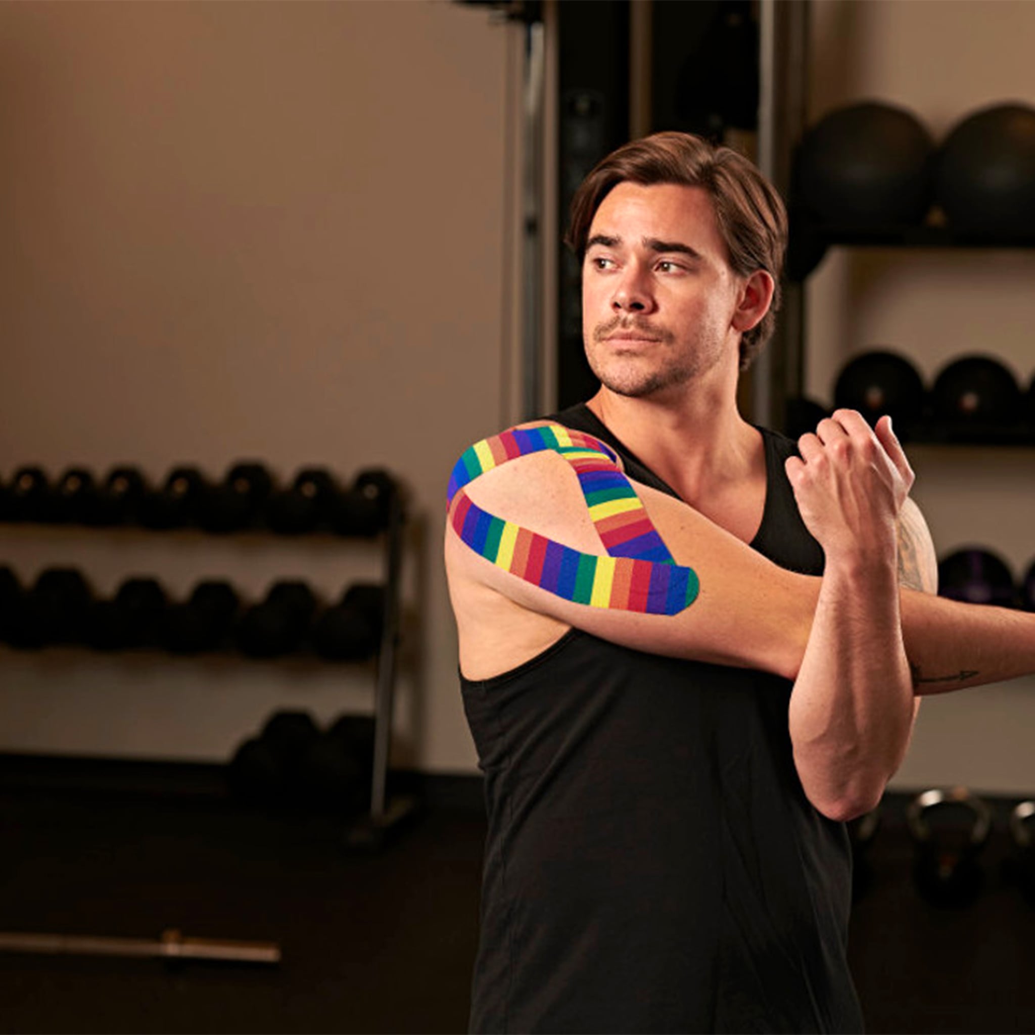 RockTape Kinesiologitejp 5cm x 5m Rainbow