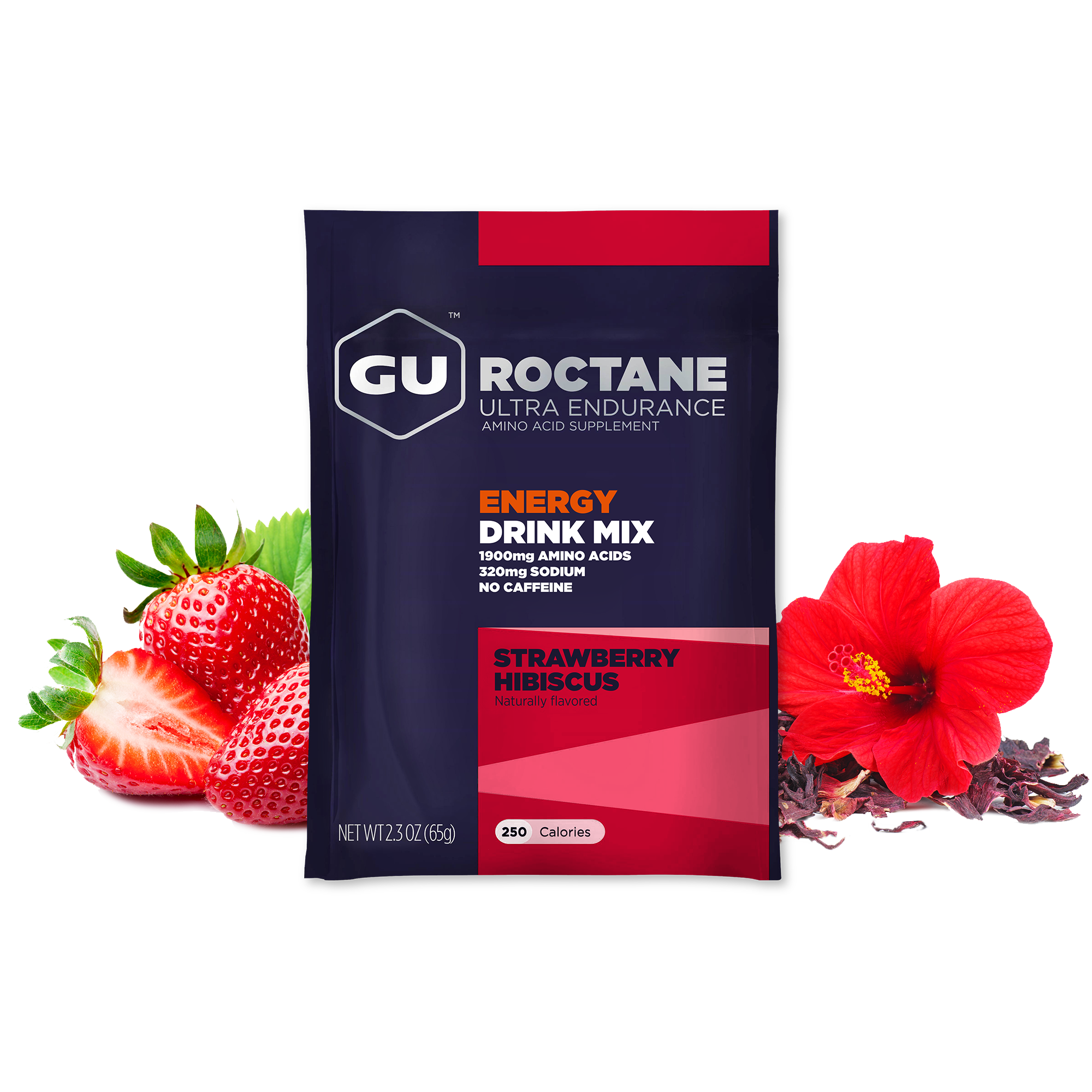 GU Energy Drink Roctane Strawberry Hibiscus (10x65g) DATUMVAROR