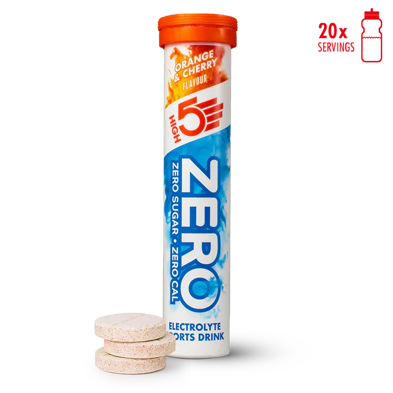High5 ZERO Electrolyte tabs Orange &amp; Cherry (8x20 tabs)