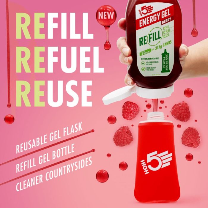 High5 Energigel Refill Berry 550g