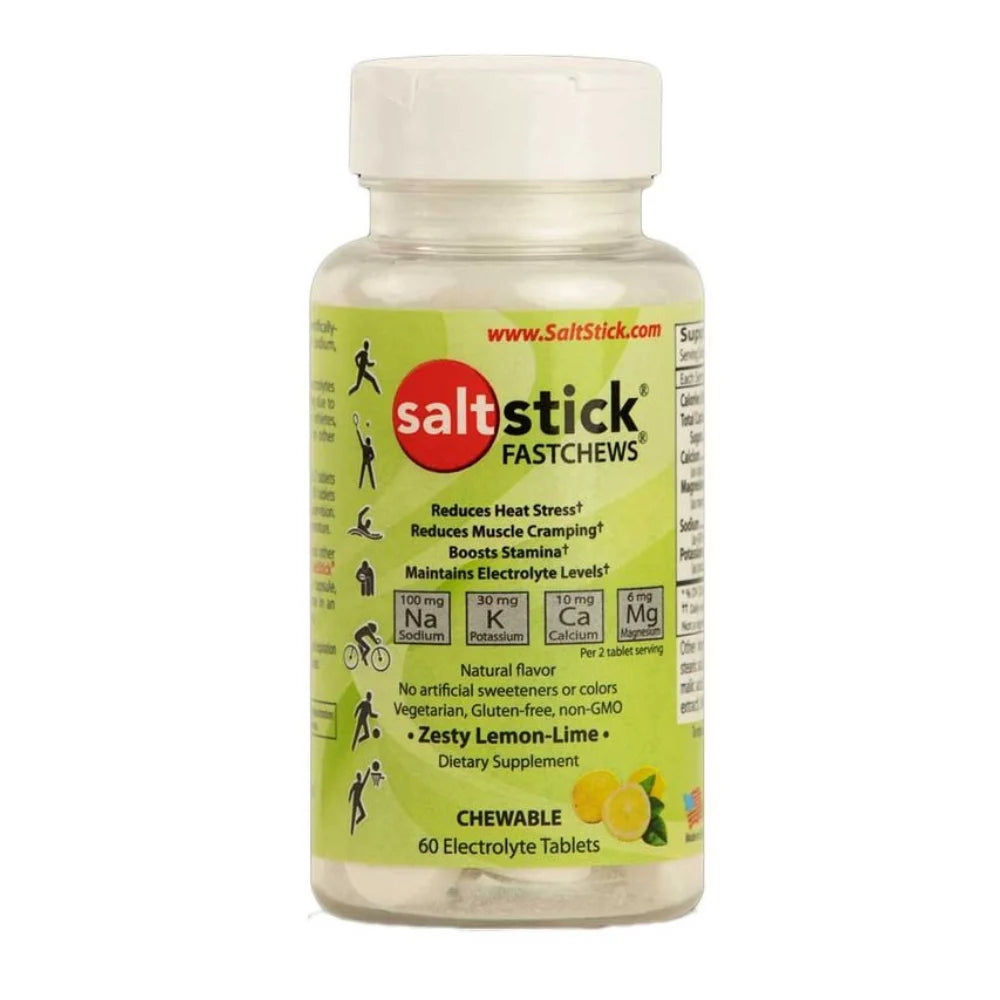 SaltStick Electrolyte Fastchews Lemon-Lime (60 tuggar)