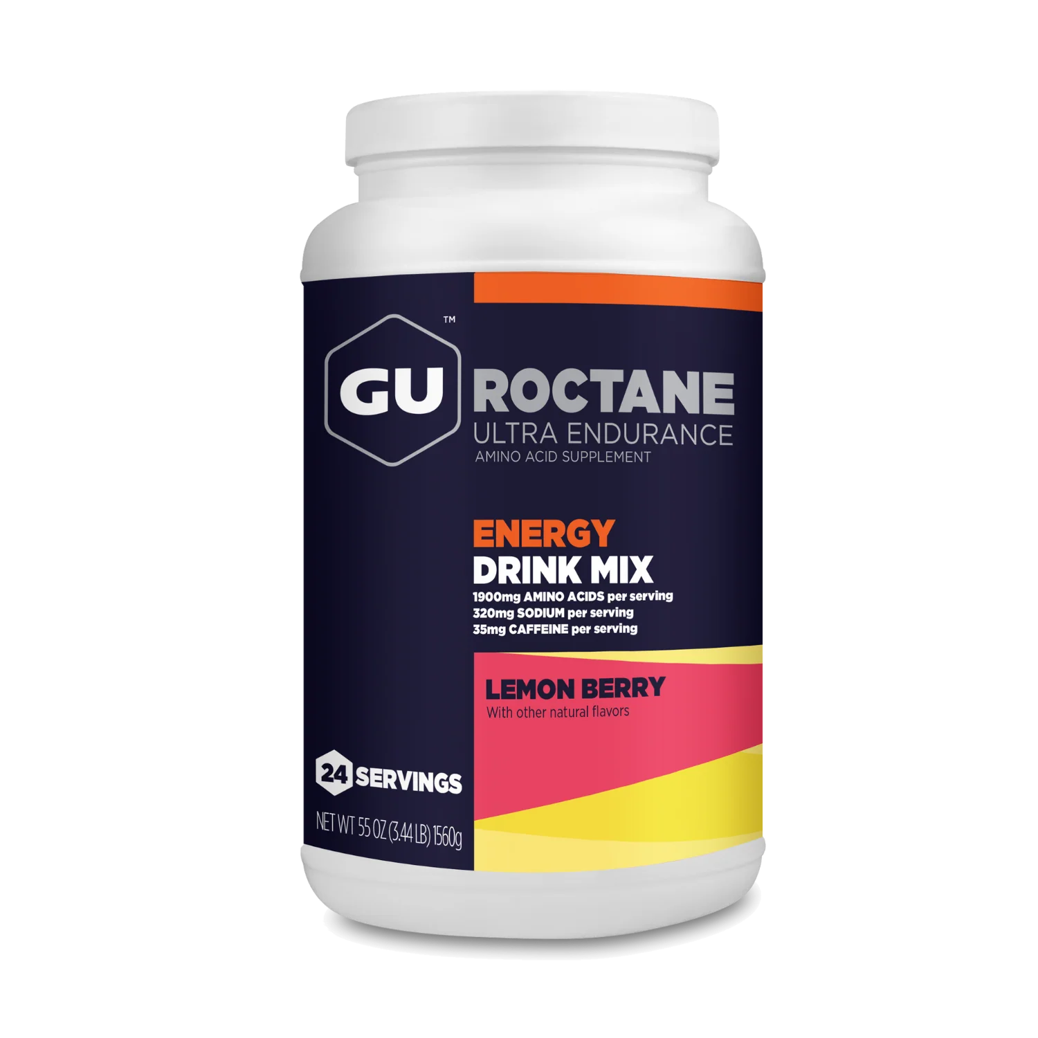 GU Energy Drink Roctane Lemon & berry Koffein 1560g
