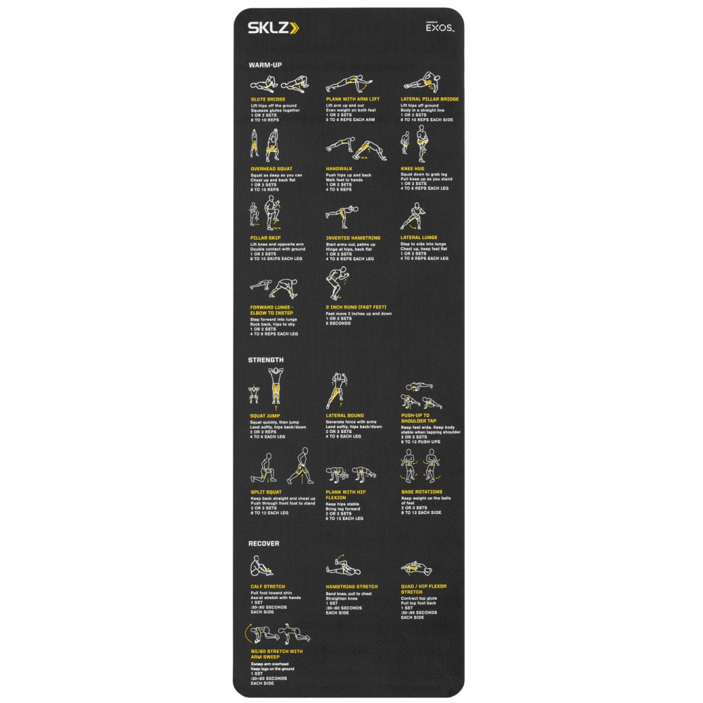 SKLZ Trainer Mat Sport Performance - Träningsmatta Svart